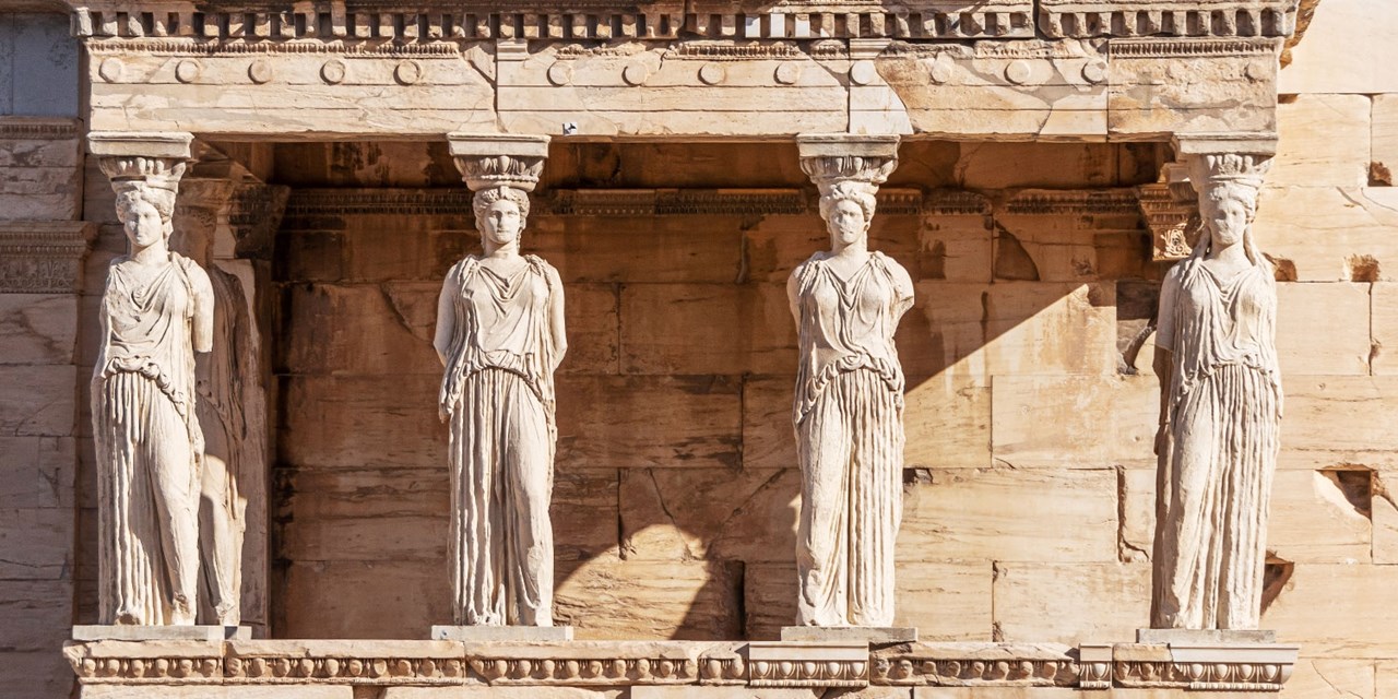 The Erechtheion was built between 421 and 406 BCE