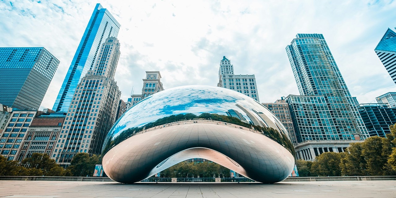 Visit Chicago's famous bean