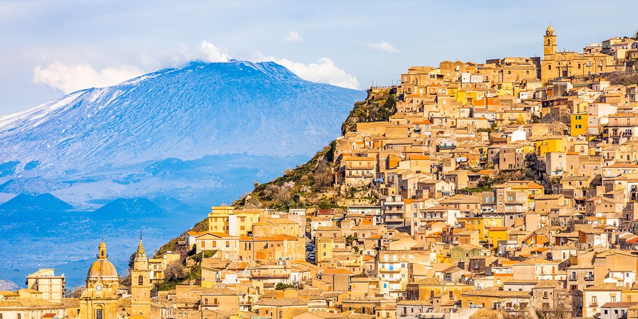 A view of Mount Etna