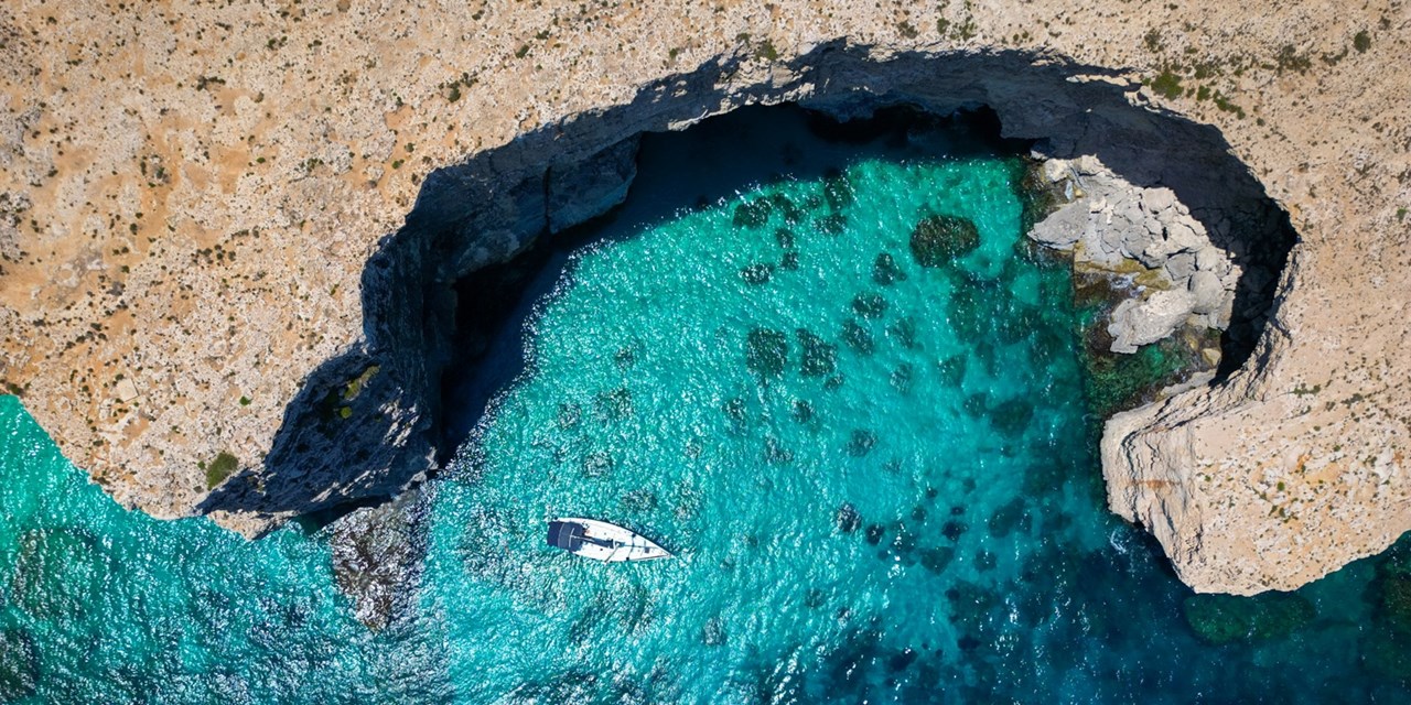 The blue grotto 