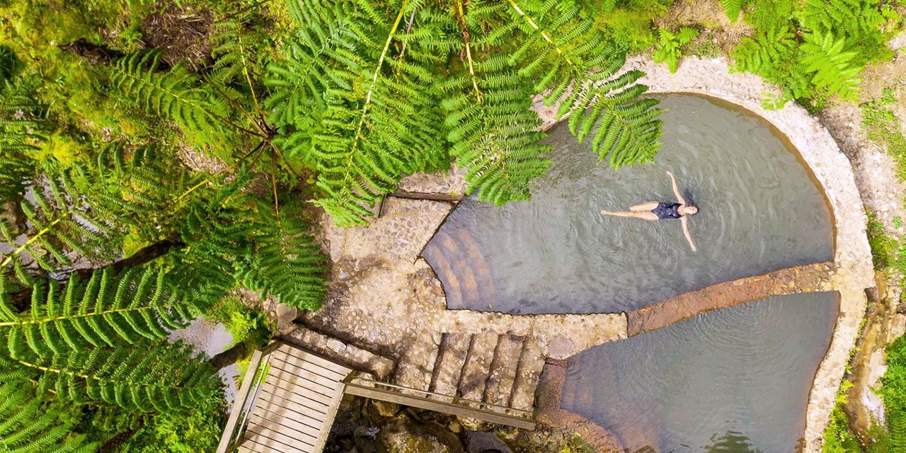 Visit the island's geothermal pools