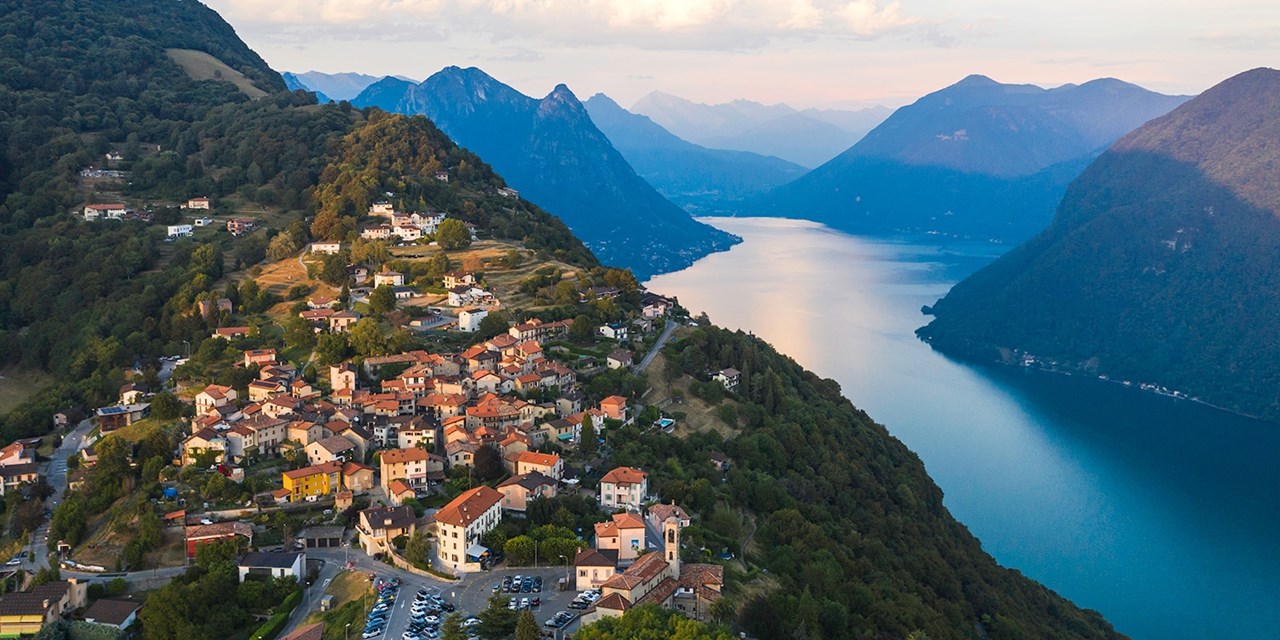 Der 925 Meter hohe Monte Bré gilt als der Hausberg von Lugano | Travelzoo