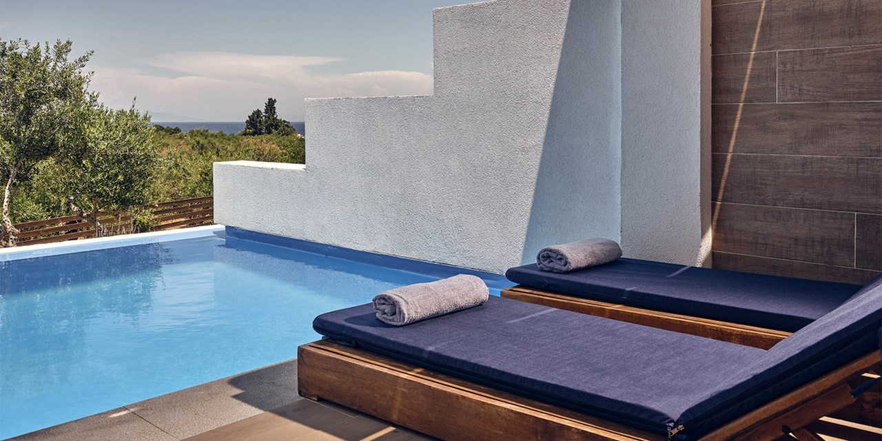 Zakynthos: Suite mit eigenem Pool, VP & Flug