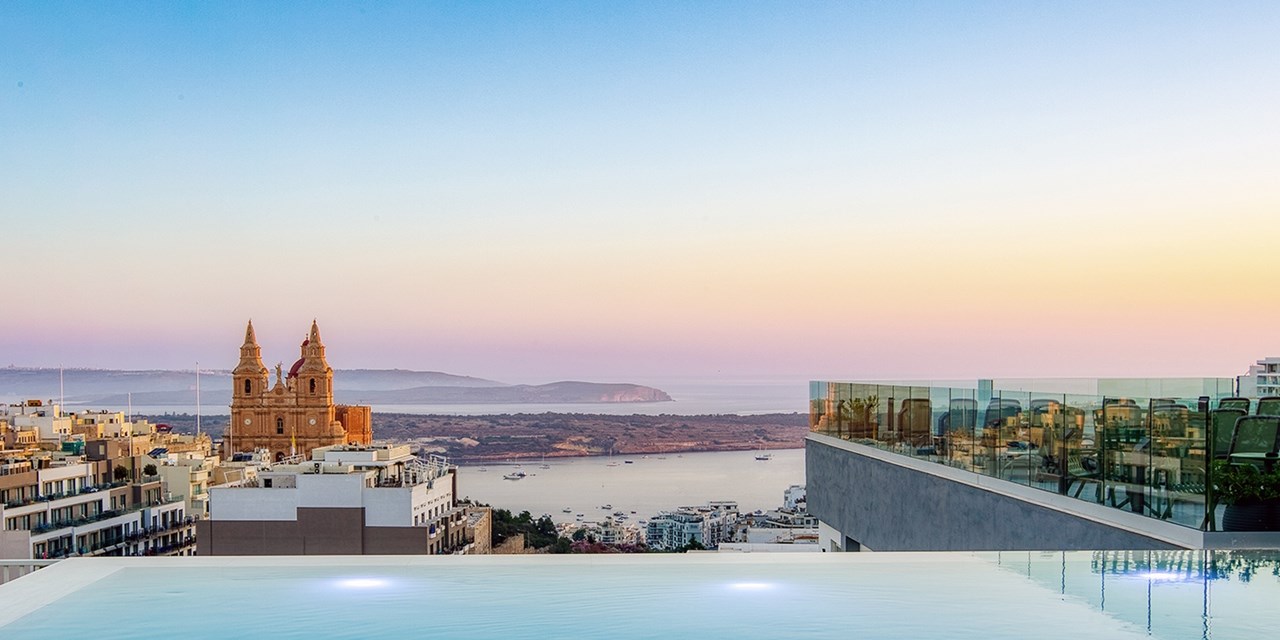 Views from the terrace at Solana Hotel & Spa