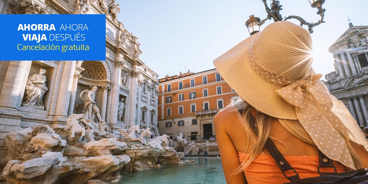 378€ -- 3 días 5* en pleno corazón Roma para 2, antes 660€