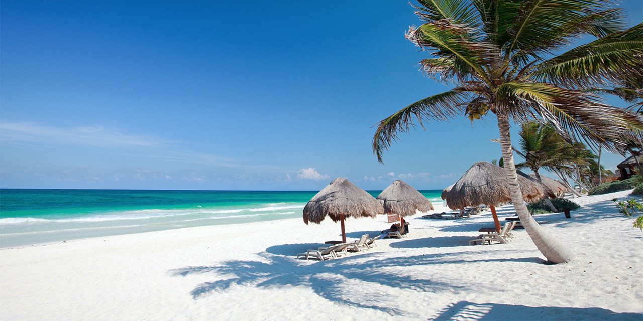 Beach at Costa Maya, Mexico