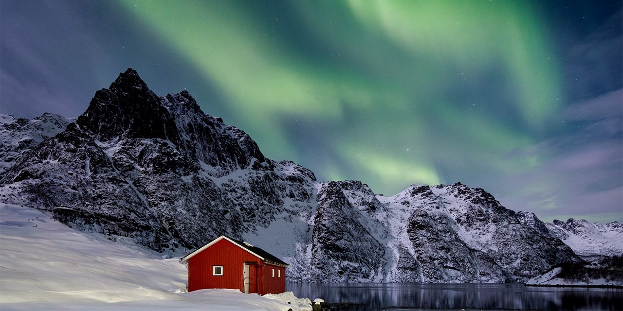 The Aurora Borealis over Tromsø