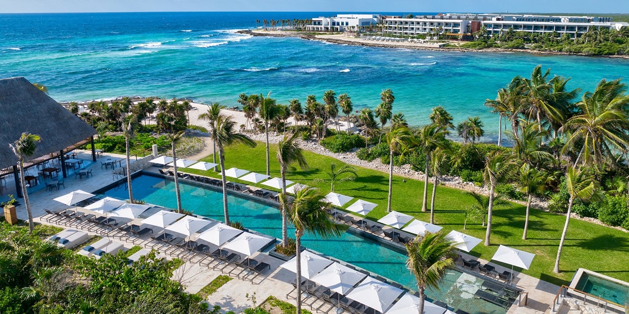 The resort's 5 pools offer endless relaxation and gorgeous views