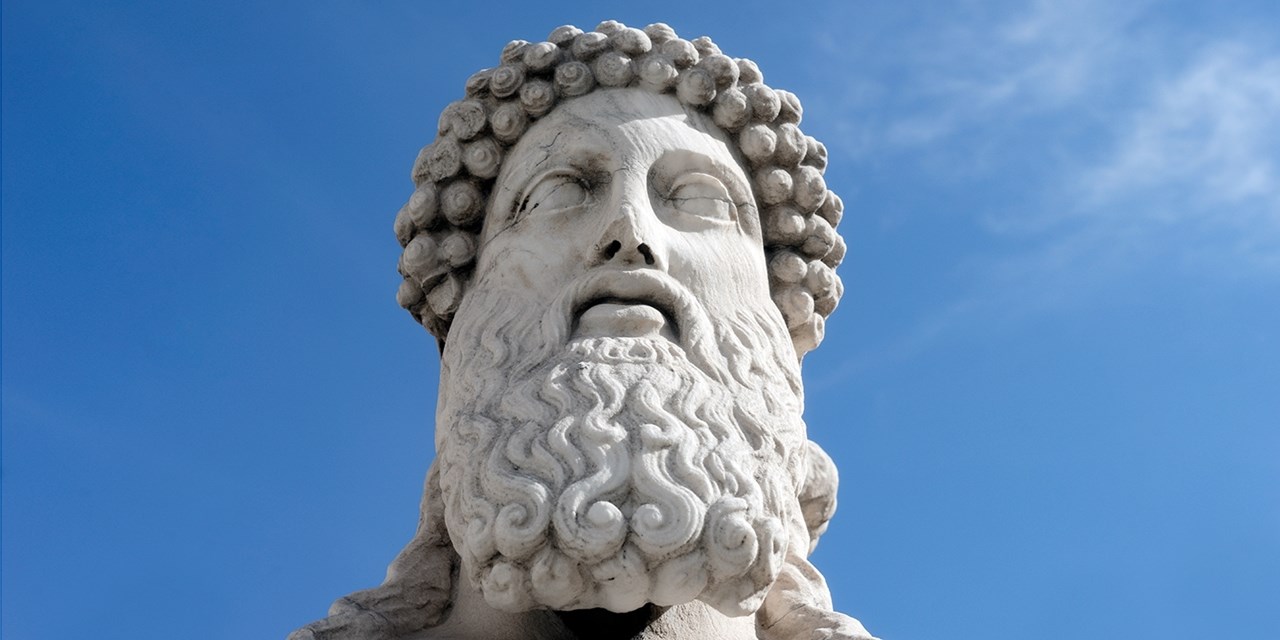 This stunning bust will greet you at the Panathenaic Stadium in Athens