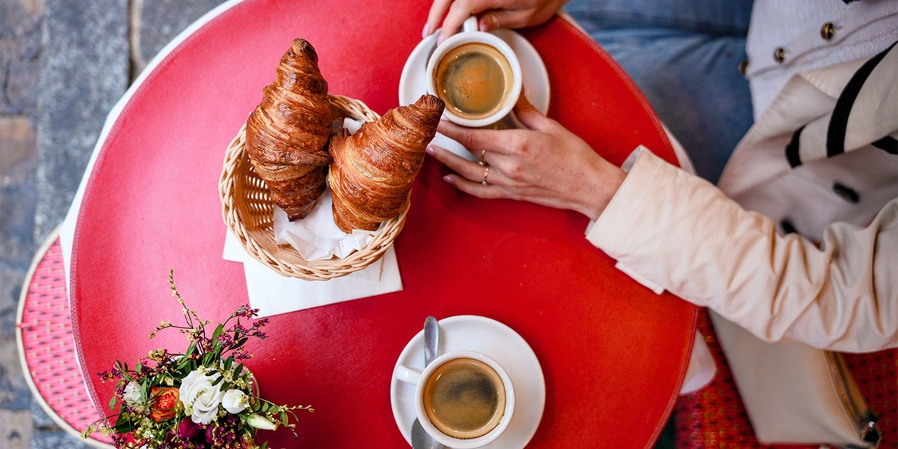 Wake up to fresh-baked croissants