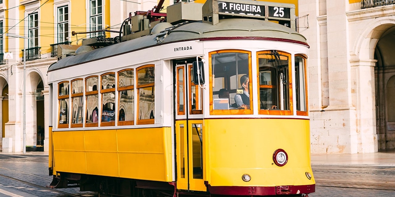 Have a ride on one of Lisbon's vintage yellow trams