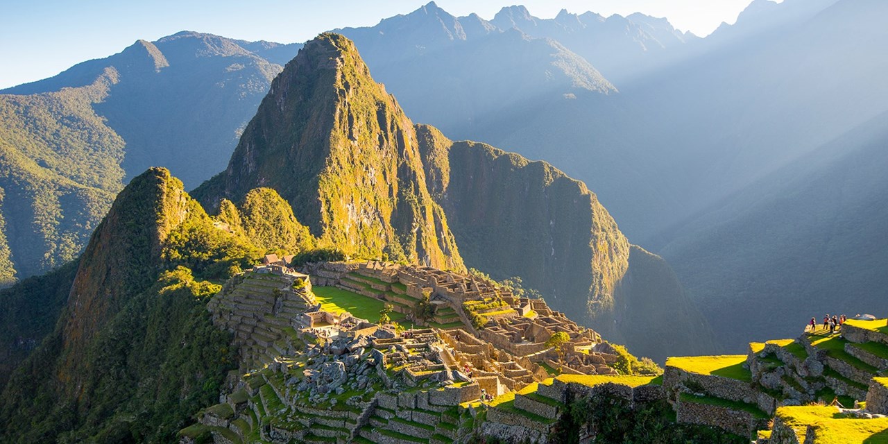 Enjoy panoramic views from the top of Machu Picchu 