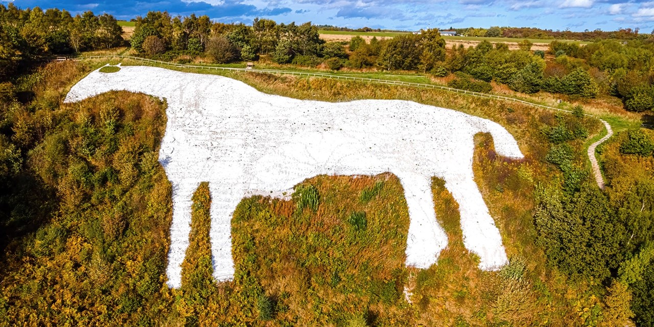 Kilburn White Horse in the North York Moors