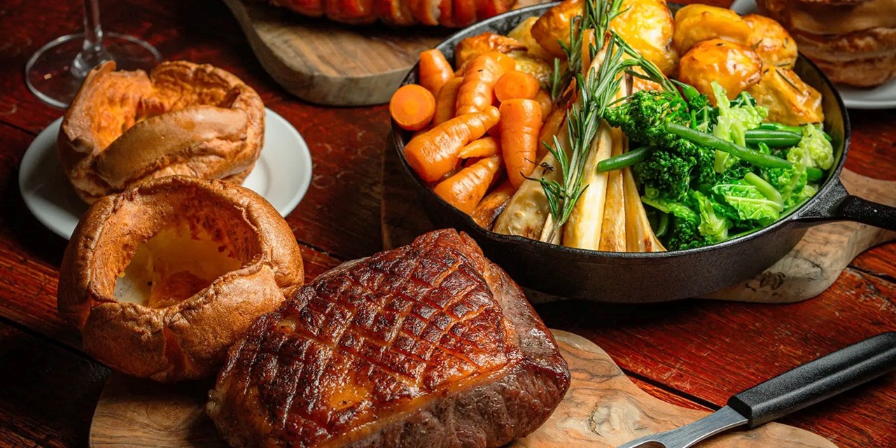 Choose from a variety of Sunday roast options