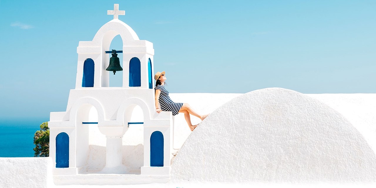 Athens, Mykonos & Santorini week w/flights