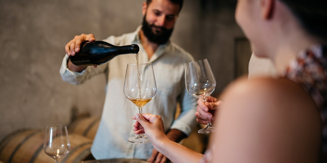 You'll enjoy a tasting of a selection of wines