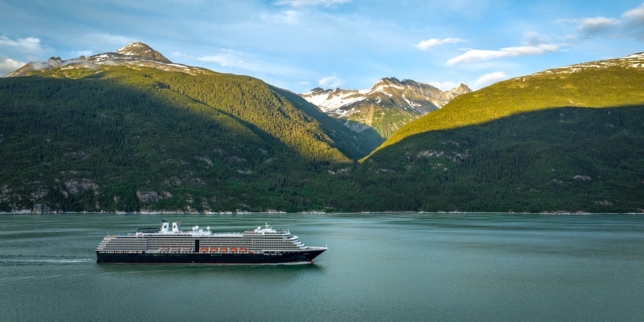 Sail through Skagway on a Holland America ship