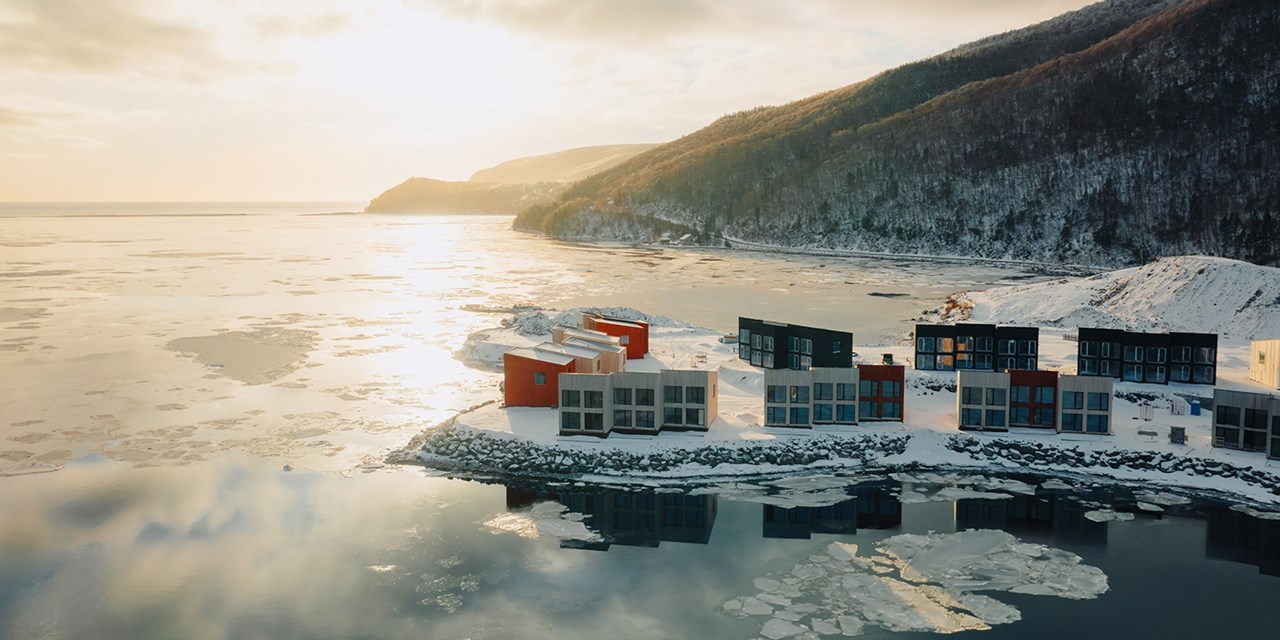 These brand-new chalets boast an exclusive location in Cape Breton