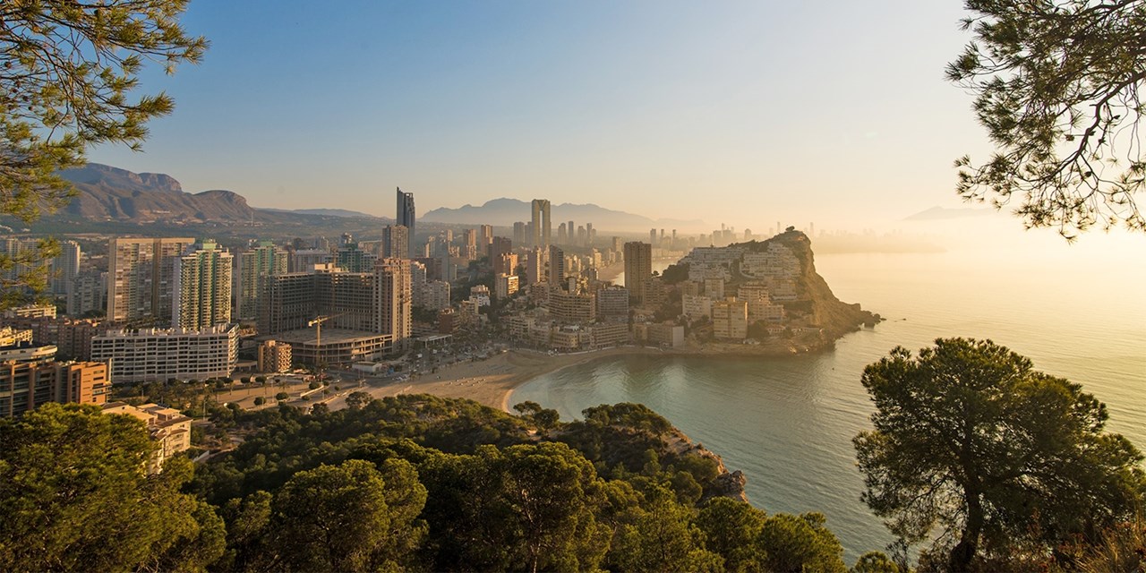 Vista de Benidorm.