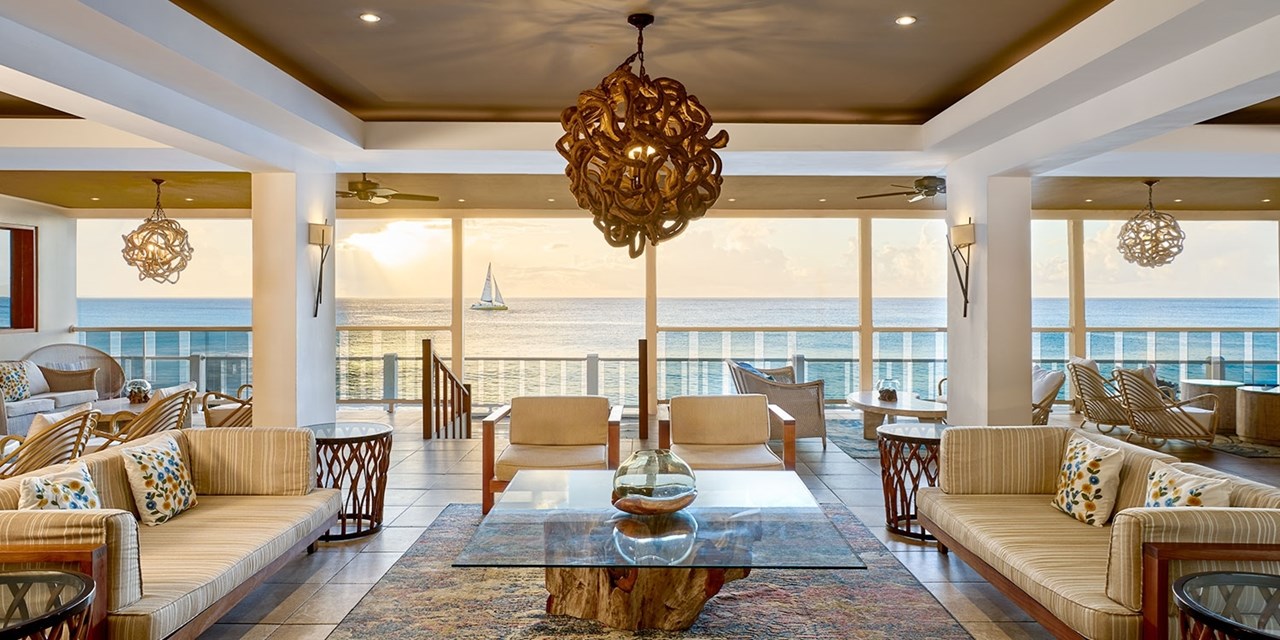 Ocean views welcome guests from the moment they arrive