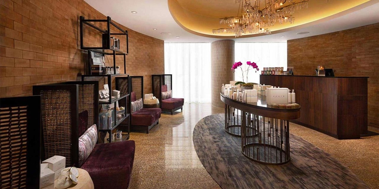 Access to amenities, like the saunas with walls made of Himalayan salt, is included