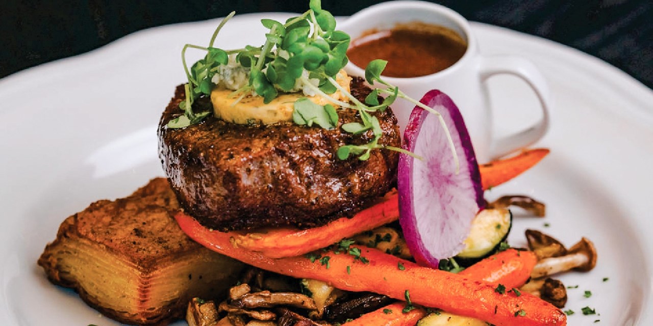 This restaurant offers a contemporary Canadian menu with European and Asian influences