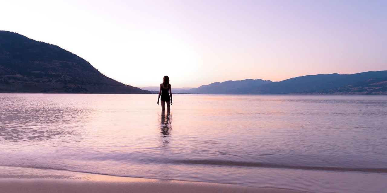 Enjoy the warm weather and stunning lake-and-mountain scenery