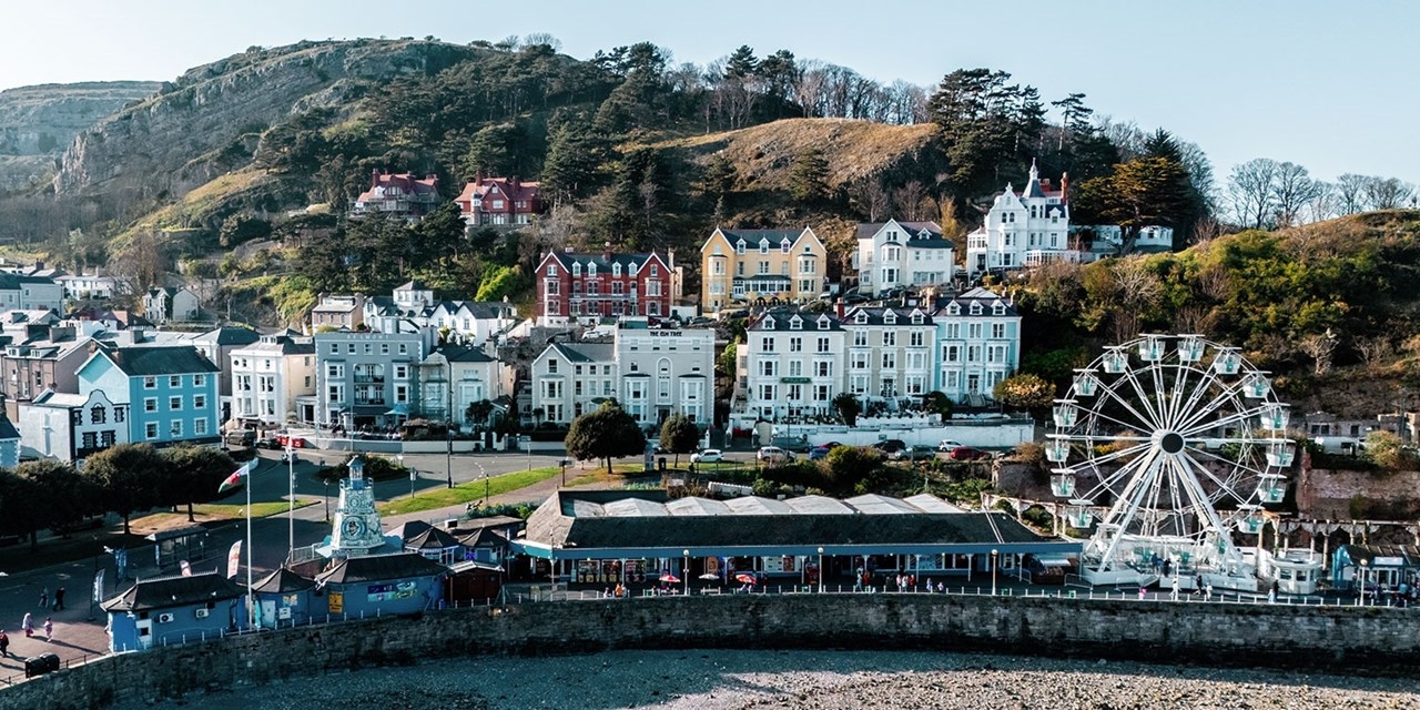 Llandudno is a beachside resort with vintage charm