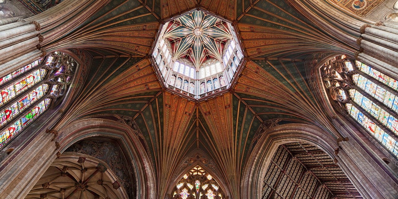 Ely Cathedral's rare and impressive lantern tower
