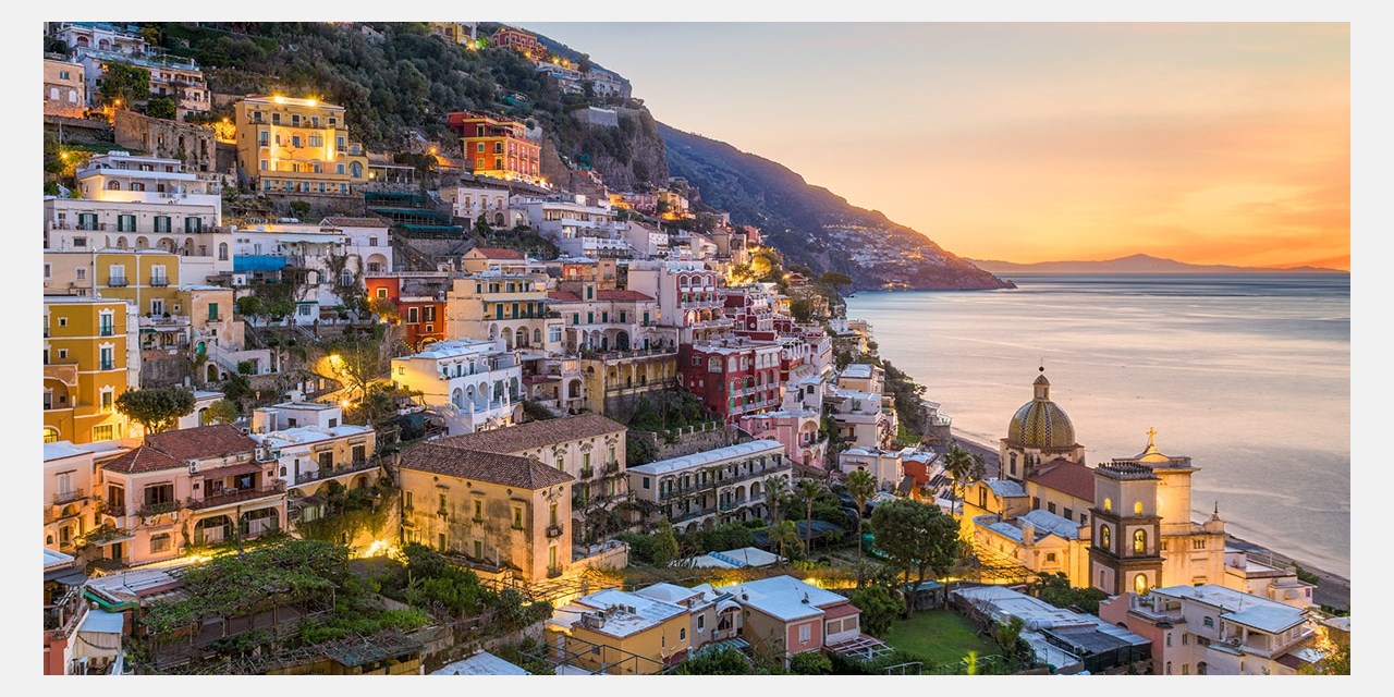 A trip to Positano (pictured) and Amalfi is also included during this week-long Ischia holiday