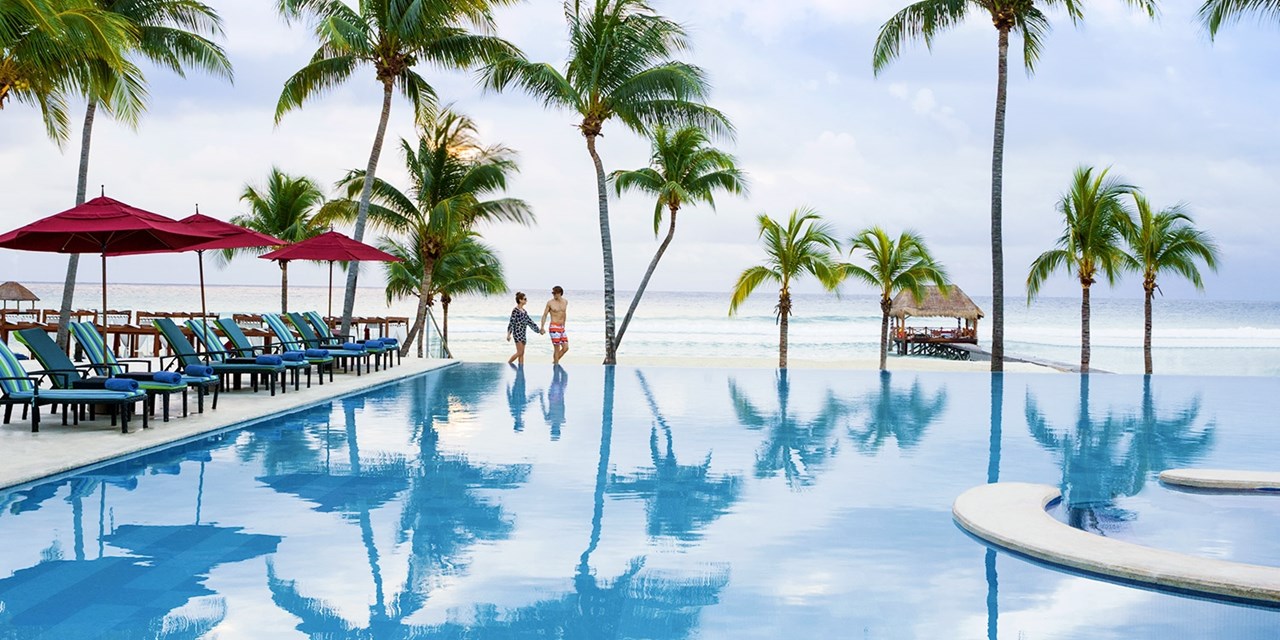 Unwind at a luxe property near Cancun