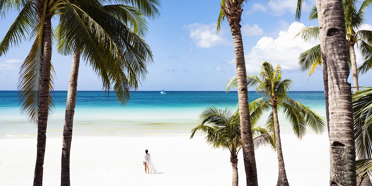 White Beach on Boracay Island