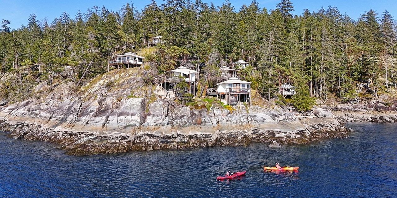 Enjoy uninterrupted views of the Salish Sea