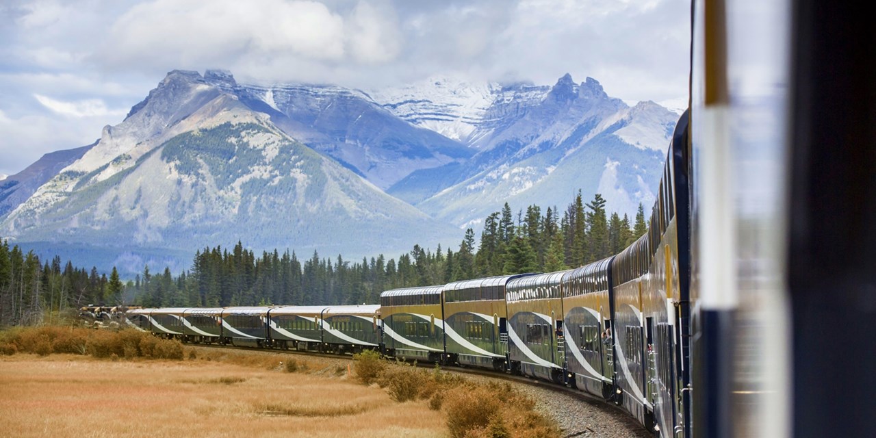 Rockies & QM2 Atlantic rail & sail w/flights & stays