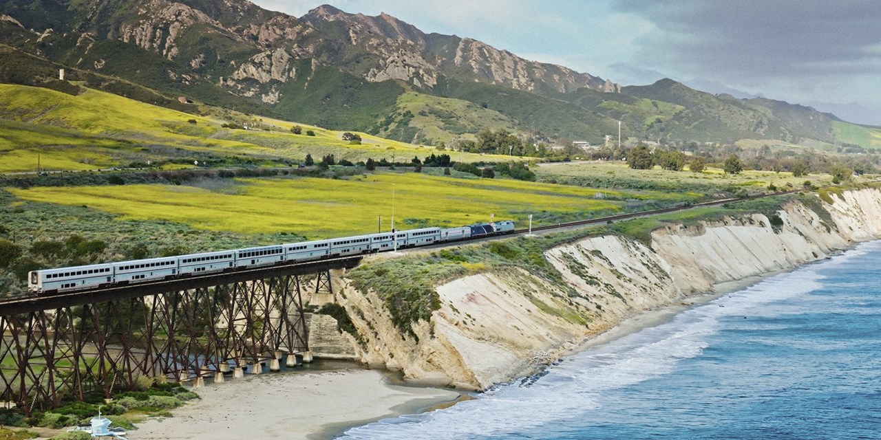 Pacific Coast rail & Alaska cruise inc flights & stays