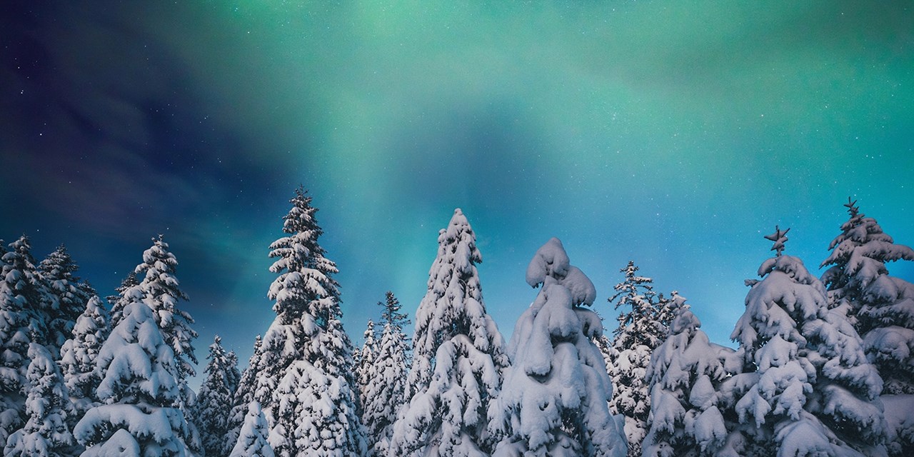 Las auroras boreales son uno de los grandes espectáculos naturales de Laponia