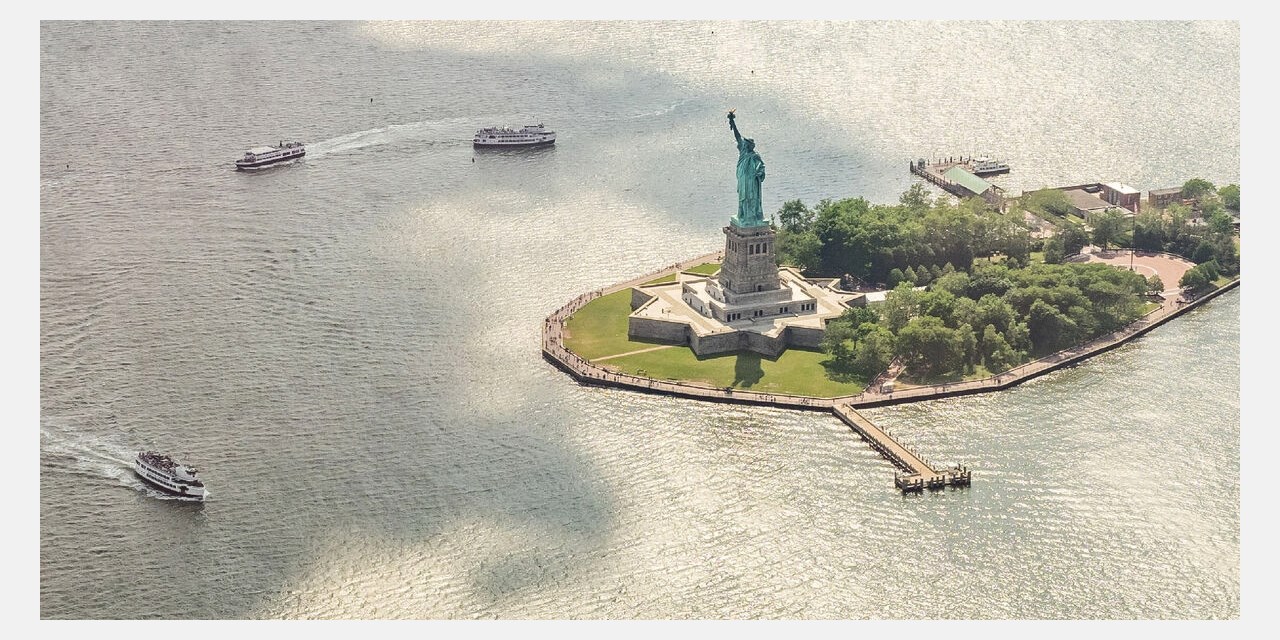 Take a ferry to iconic Liberty and Ellis Islands