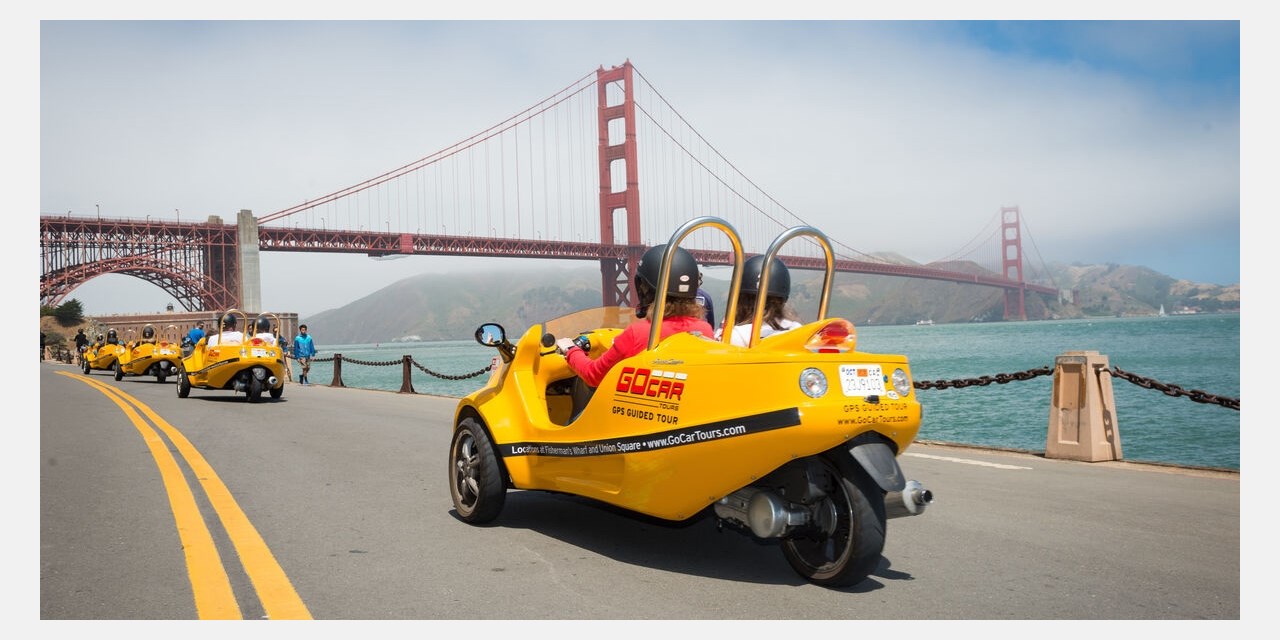 GoCar across the Golden Gate Bridge