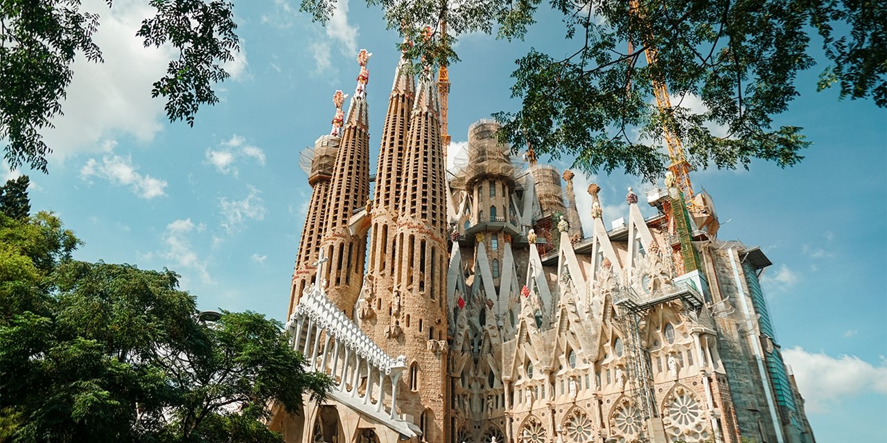 The Sagrada Familía has been under construction since 1882
