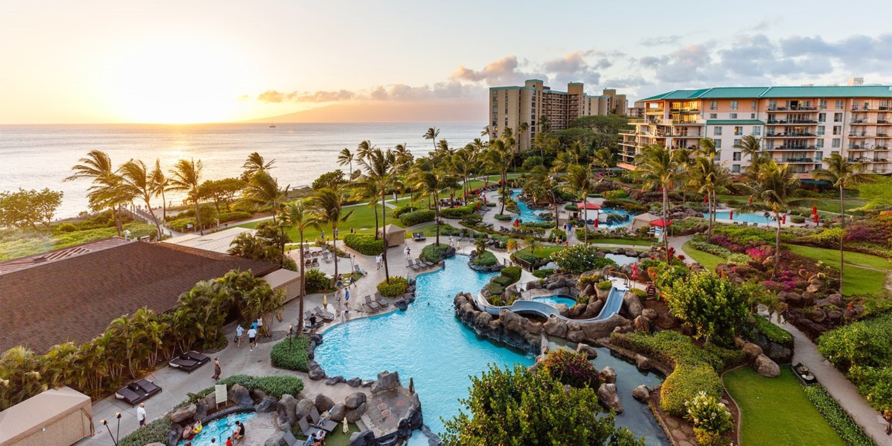 This Outrigger Resort is nestled on Maui's renowned Kaanapali Beach