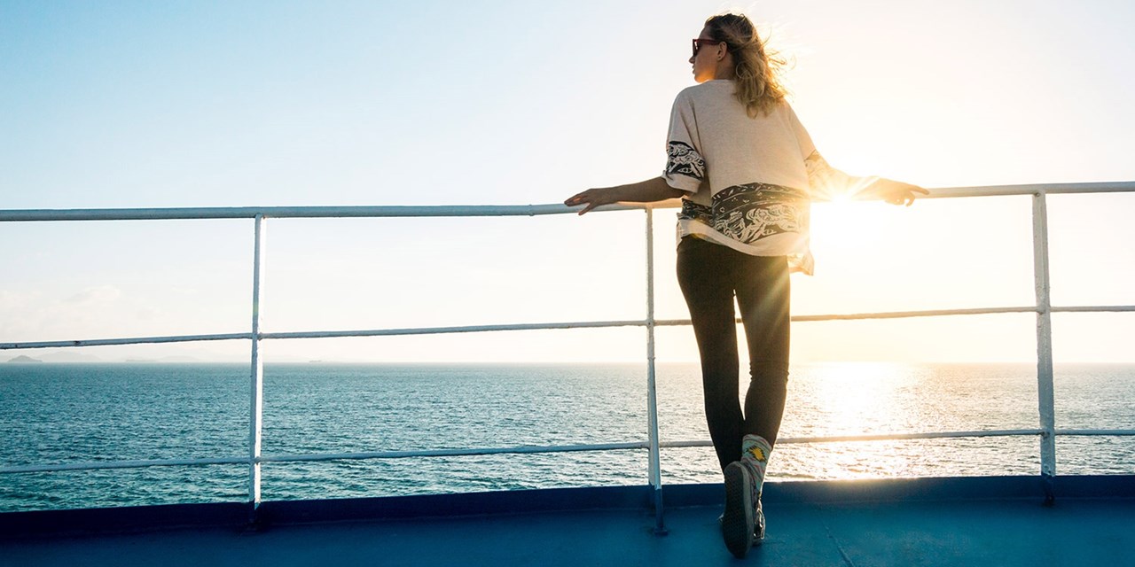 Board a P&O Ferries ship from Hull to Rotterdam