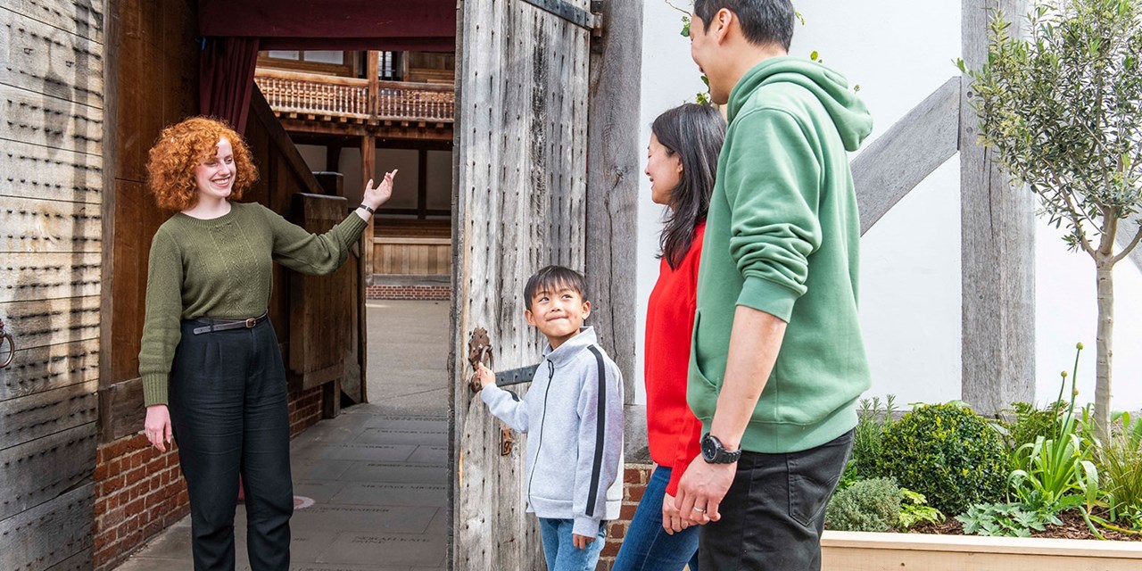 The tour includes colourful stories and secrets of the 1599 Globe
