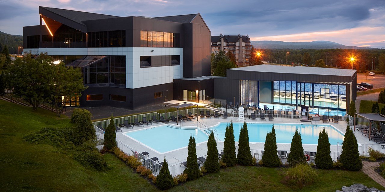 The hotel has a sleek, modern Nordic-style design