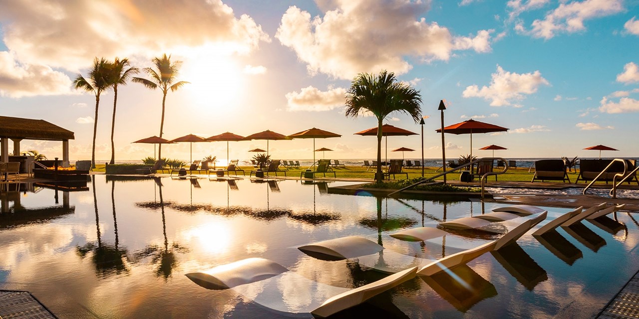 The views from the pool are spectacular