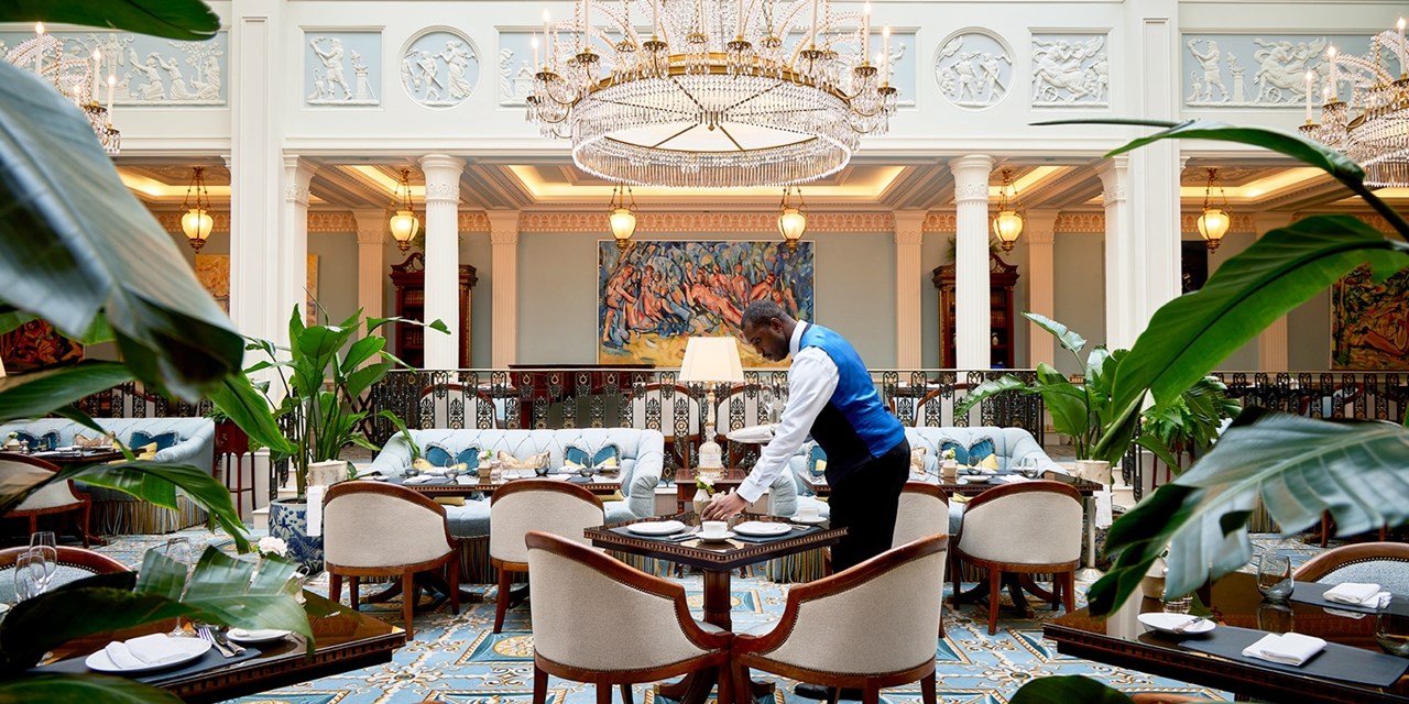 Dine at The Lanesborough Grill, the hotel's reimagined flagship restaurant