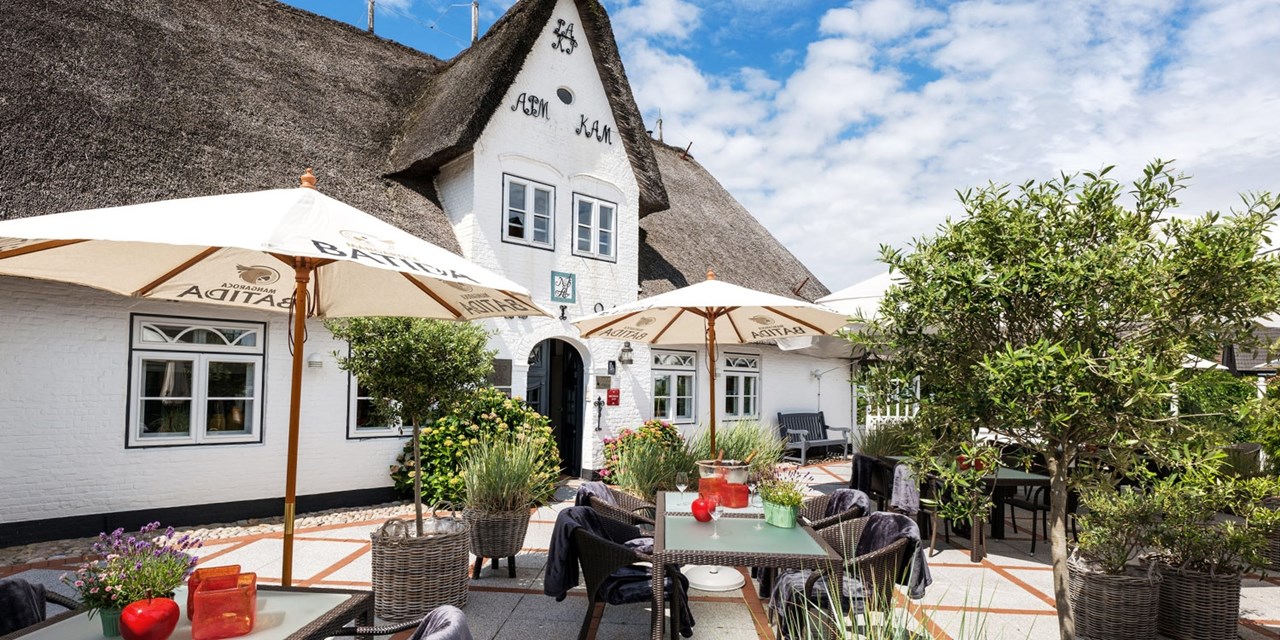 Außenterrasse des Restaurants Siebzehn84 | Travelzoo
