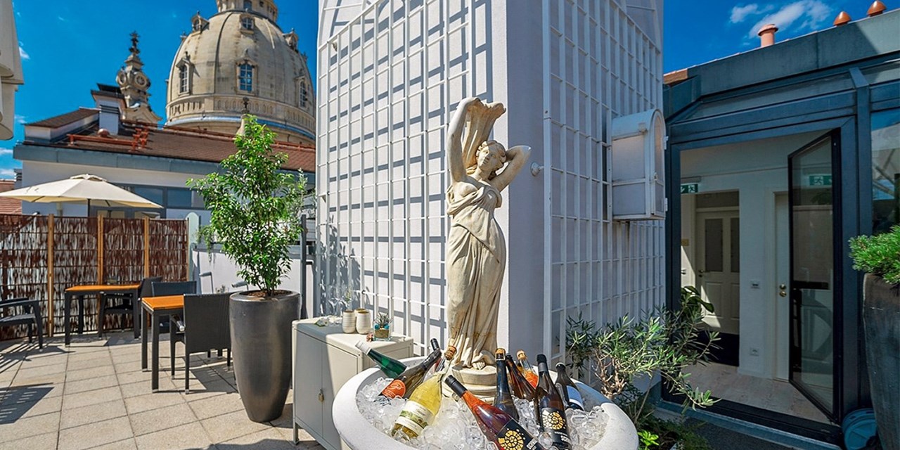 Dachterrasse mit Blick auf die Frauenkirche | Travelzoo