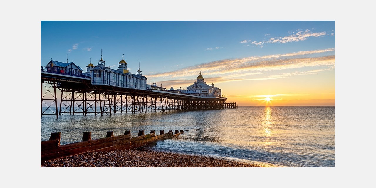 Eastbourne Pier is about 15 minutes' walk away
