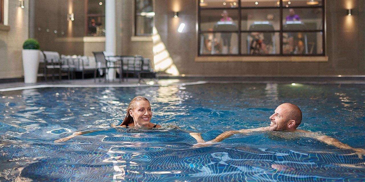 Take a dip in the indoor heated swimming pool