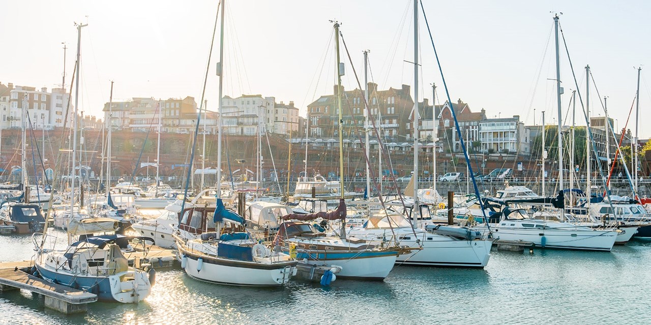 Enjoy a break to Ramsgate and stay at the Pegwell Bay Hotel